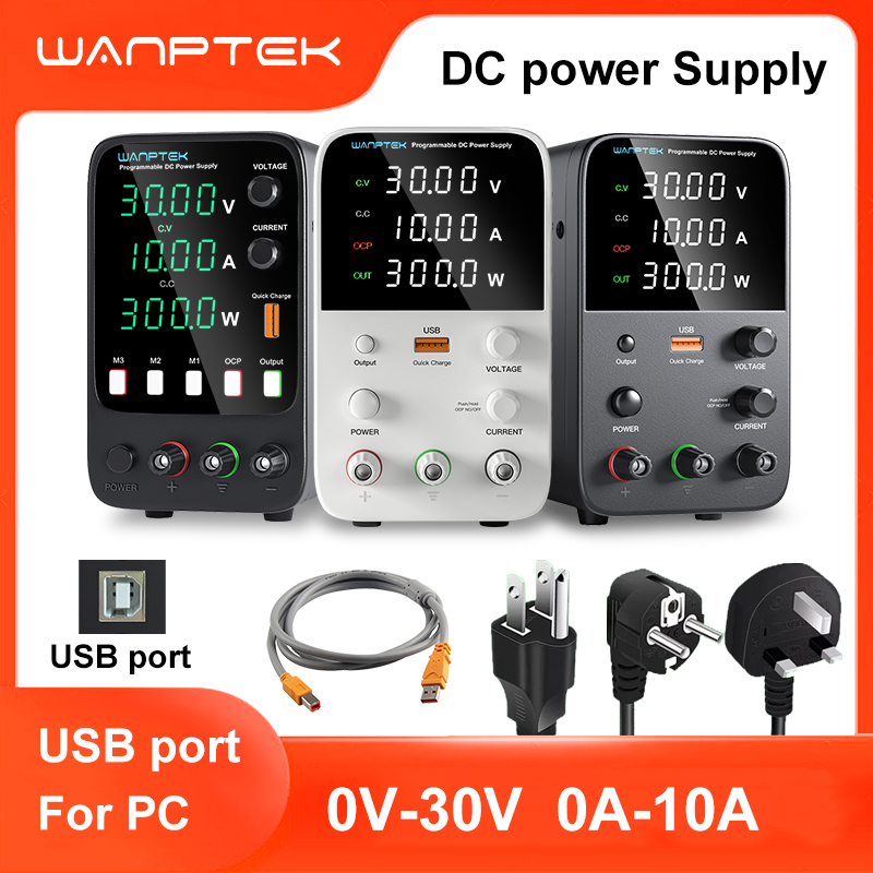 Programmable Dc Power Supply 30V 10A - Wanptek Laboratuvar Güç Kaynağı 30V 5A