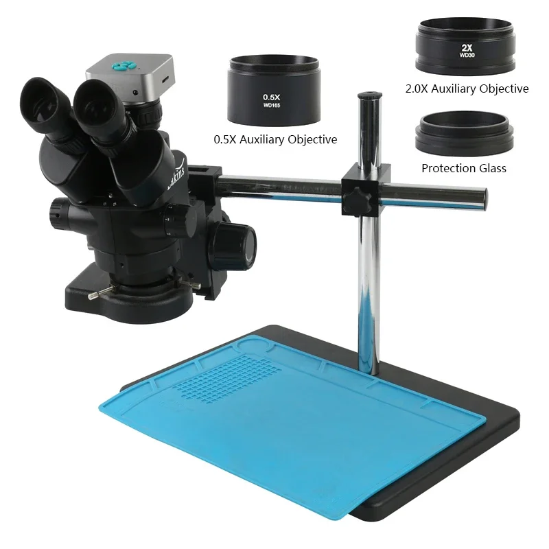 Zoom 3.5X-90X Konfokal Trinokü - Stereo Trinocular Microscope Pcb incelemesi ve fiyatı
