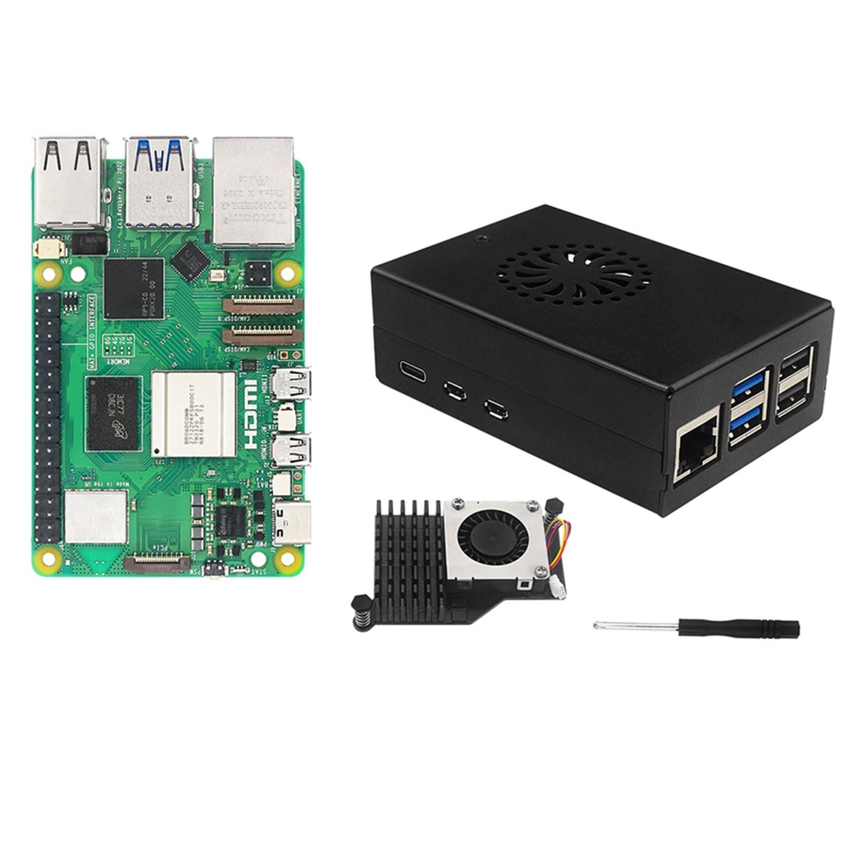 X14A& IRasptek Başlangıç Kiti  - Raspberry Pi 5 8Gb Kit incelemesi ve fiyatı