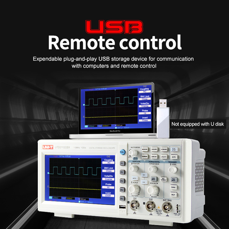 UNI-T Dijital Osiloskop UTD210 - Digital Storage Oscilloscope 100Mhz incelemesi ve fiyatı