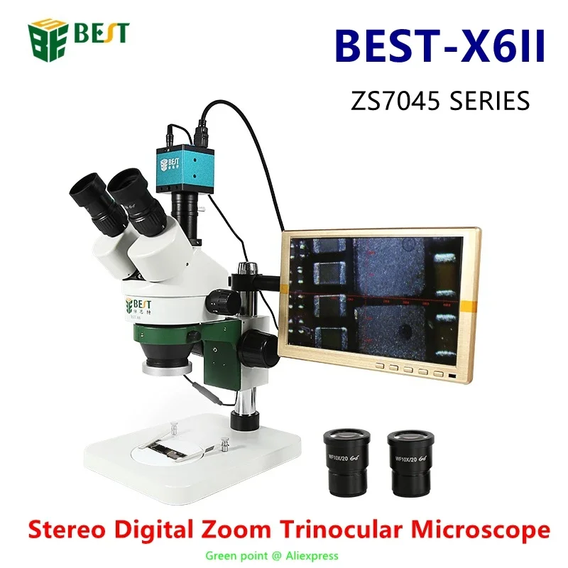 ZS7045 SERISI Stereo Dijital Z - Stereo Trinocular Microscope Pcb incelemesi ve fiyatı