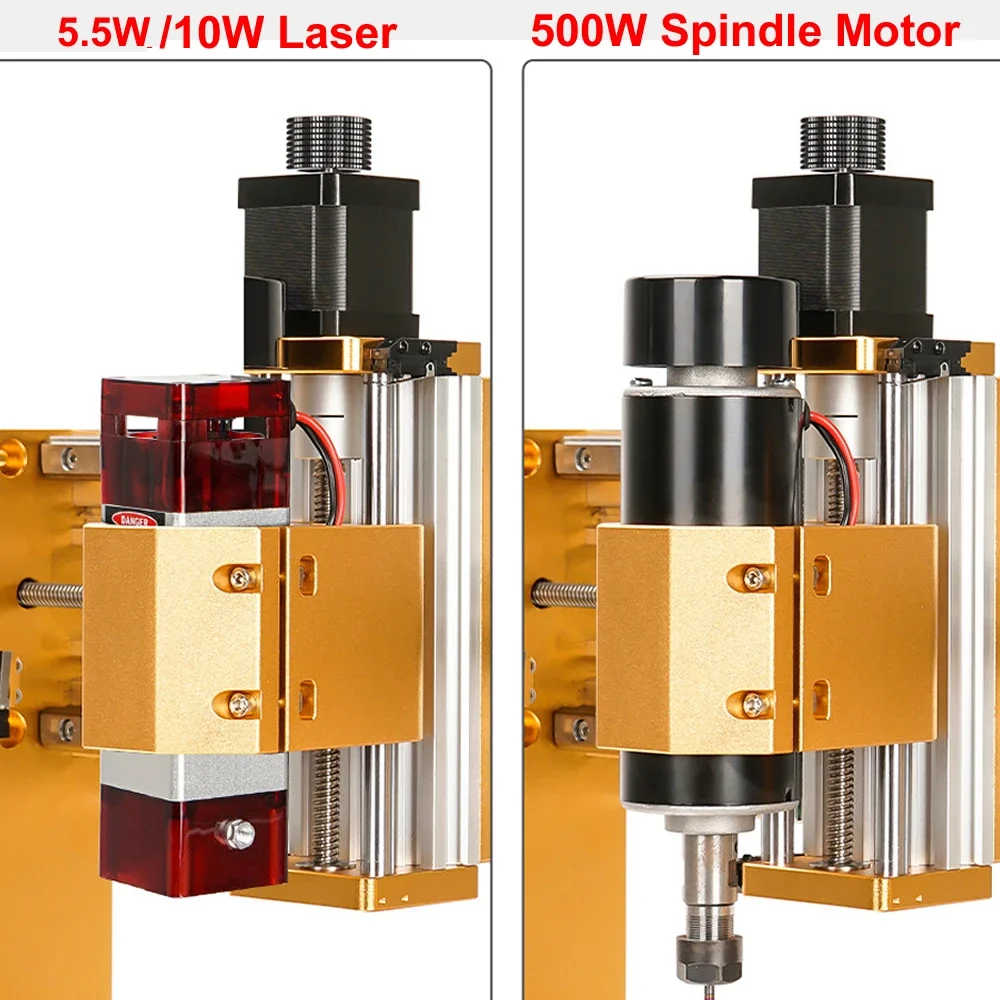 Lineer Kılavuz Raylı Çift Moto - Mini Laser Engraver Cnc Router incelemesi ve fiyatı
