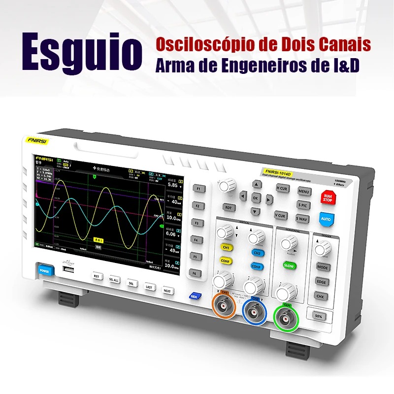 FNIRSI 1014D Dijital Osiloskop - Digital Storage Oscilloscope 100Mhz incelemesi ve fiyatı