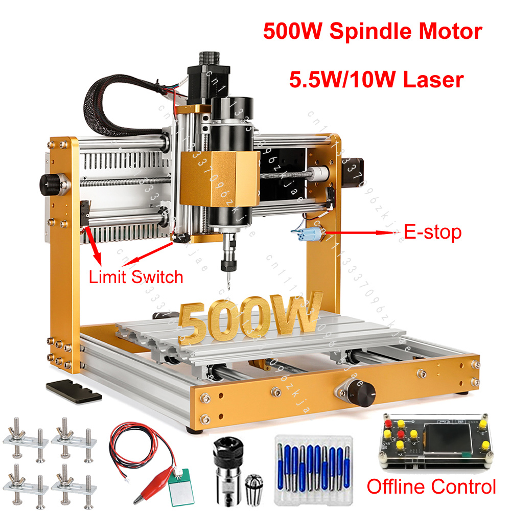 Çevrimdışı Alüminyum Mini CNC  - Mini Laser Engraver Cnc Router incelemesi ve fiyatı